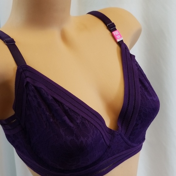 PINK Victoria's Secret Other - B463 Pink Victoria Secret Unlined Demi Purple  bra